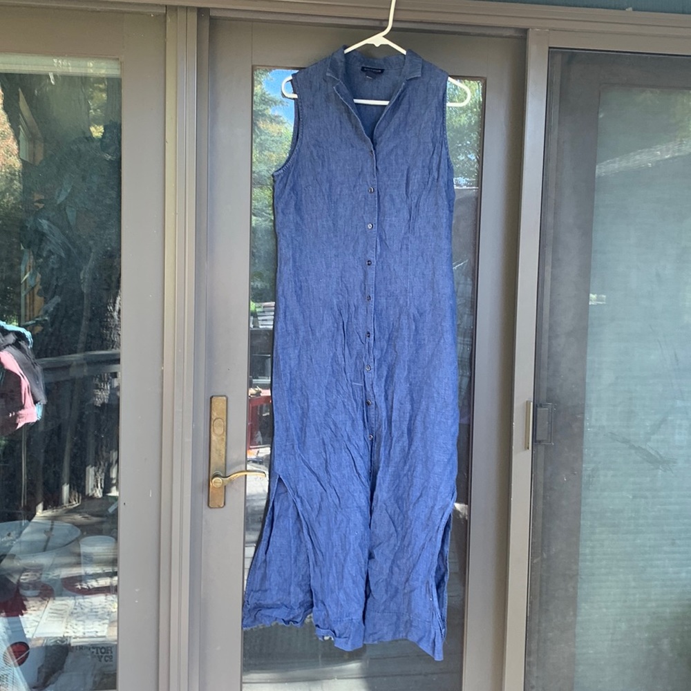 Ann Taylor 100% linen dress size 14